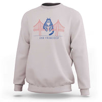 Funny Cat San Francisco Golden Gate Sweatshirt