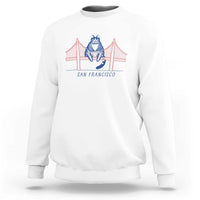 Funny Cat San Francisco Golden Gate Sweatshirt