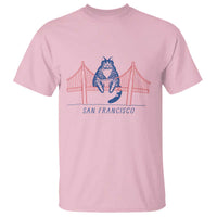 Funny Cat San Francisco Golden Gate T Shirt