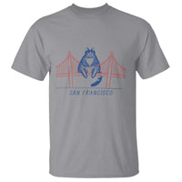Funny Cat San Francisco Golden Gate T Shirt