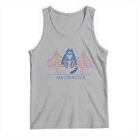 Funny Cat San Francisco Golden Gate Tank Top