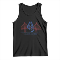 Funny Cat San Francisco Golden Gate Tank Top