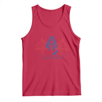 Funny Cat San Francisco Golden Gate Tank Top