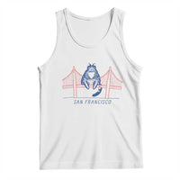 Funny Cat San Francisco Golden Gate Tank Top
