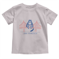 Funny Cat San Francisco Golden Gate Toddler T Shirt