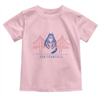Funny Cat San Francisco Golden Gate Toddler T Shirt