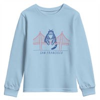 Funny Cat San Francisco Golden Gate Youth Sweatshirt