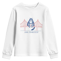Funny Cat San Francisco Golden Gate Youth Sweatshirt
