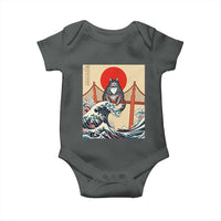 San Francisco Cat Baby Onesie Vintage Japanese Anime Kawaii Cat Sunset