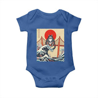 San Francisco Cat Baby Onesie Vintage Japanese Anime Kawaii Cat Sunset