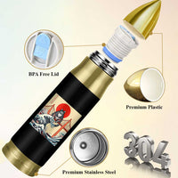San Francisco Cat Bullet Tumbler Vintage Japanese Anime Kawaii Cat Sunset