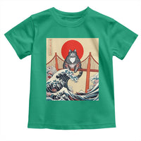 San Francisco Cat Toddler T Shirt Vintage Japanese Anime Kawaii Cat Sunset