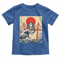 San Francisco Cat Toddler T Shirt Vintage Japanese Anime Kawaii Cat Sunset