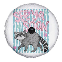 See Ya Soon Raccoon Spare Tire Cover Funny Last Day of School