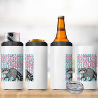 See Ya Soon Raccoon 4 in 1 Can Cooler Tumbler Funny Last Day of School