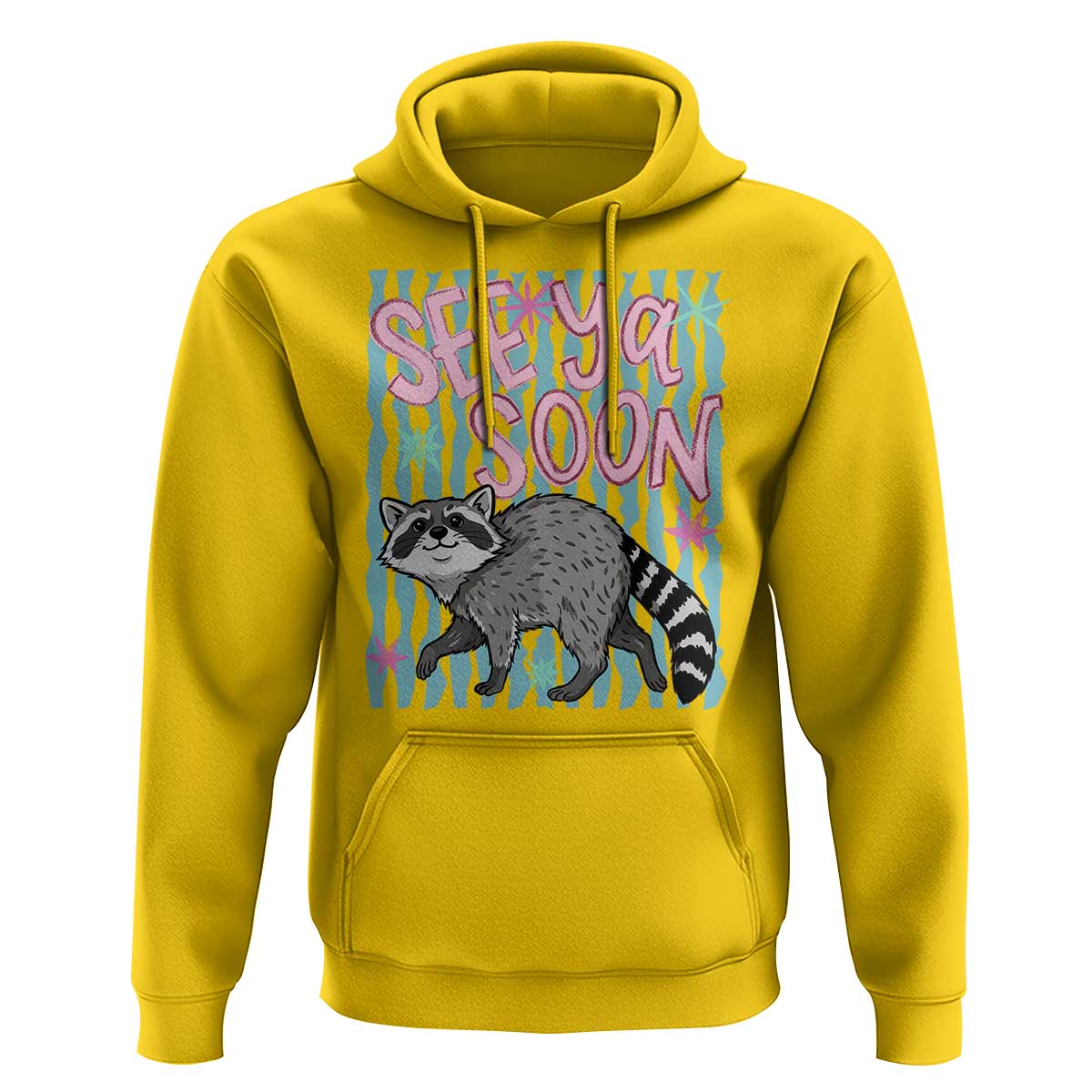 See Ya Soon Raccoon Hoodie Funny Last Day of School