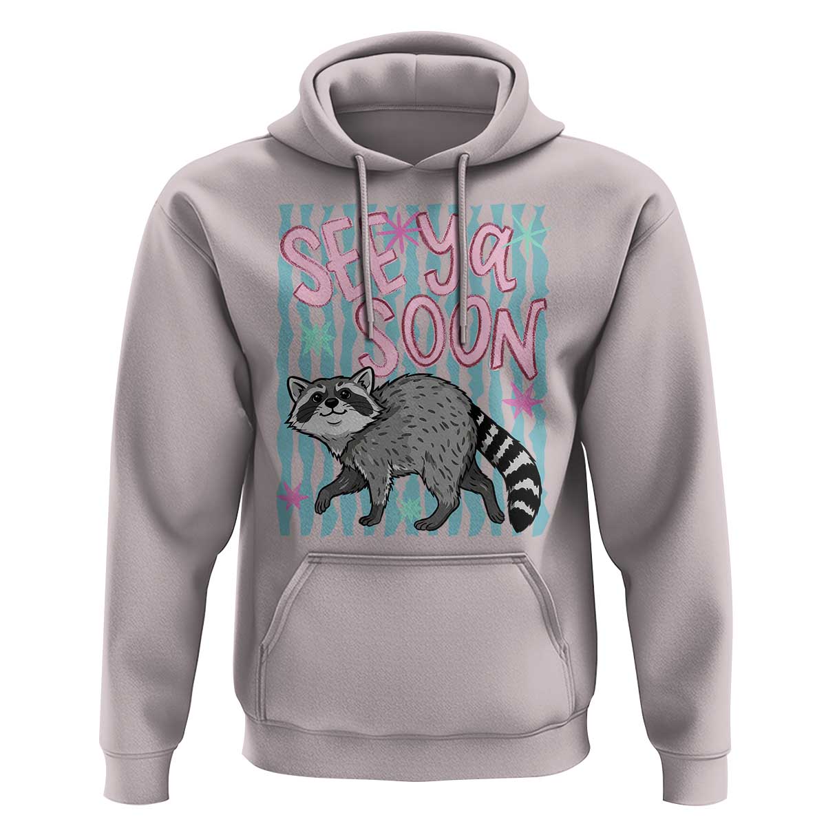 See Ya Soon Raccoon Hoodie Funny Last Day of School