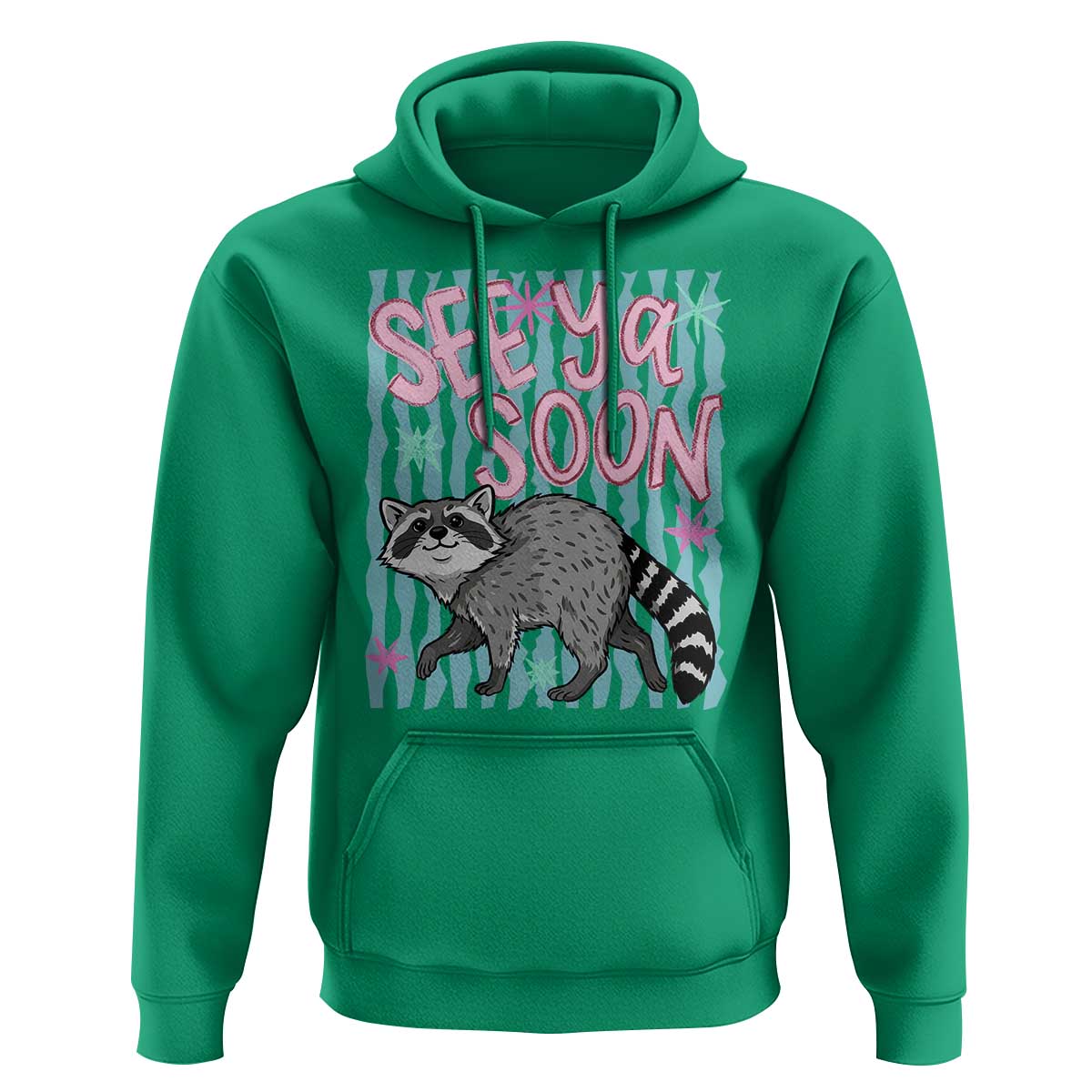 See Ya Soon Raccoon Hoodie Funny Last Day of School