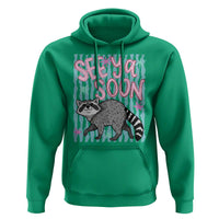 See Ya Soon Raccoon Hoodie Funny Last Day of School