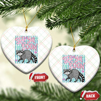 See Ya Soon Raccoon Ceramic Ornament Funny Last Day of School