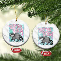 See Ya Soon Raccoon Ceramic Ornament Funny Last Day of School