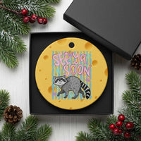 See Ya Soon Raccoon Ceramic Ornament Funny Last Day of School