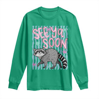See Ya Soon Raccoon Long Sleeve Shirt Funny Last Day of School