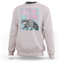 See Ya Soon Raccoon Sweatshirt Funny Last Day of School