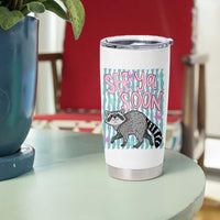 See Ya Soon Raccoon Tumbler Cup Funny Last Day of School