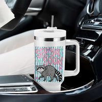 See Ya Soon Raccoon Tumbler With Handle Funny Last Day of School