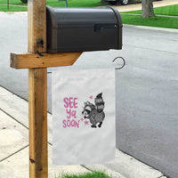 See Ya Soon Raccoon Garden Flag Funny Last Day Of School