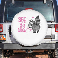See Ya Soon Raccoon Spare Tire Cover Funny Last Day Of School