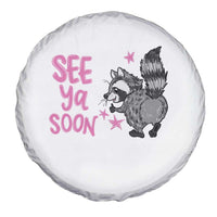 See Ya Soon Raccoon Spare Tire Cover Funny Last Day Of School