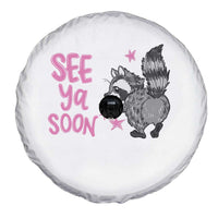See Ya Soon Raccoon Spare Tire Cover Funny Last Day Of School
