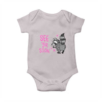 See Ya Soon Raccoon Baby Onesie Funny Last Day Of School