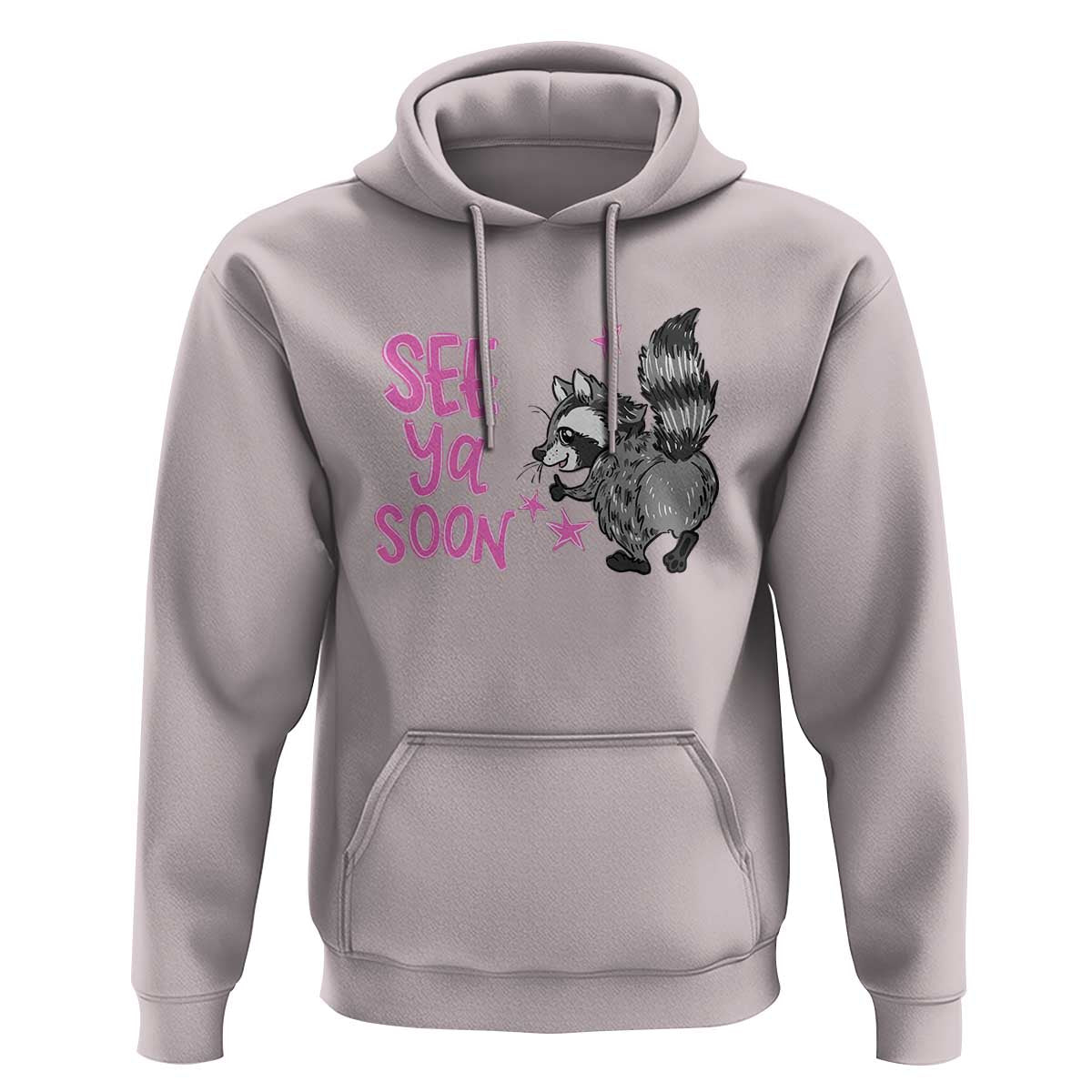 See Ya Soon Raccoon Hoodie Funny Last Day Of School