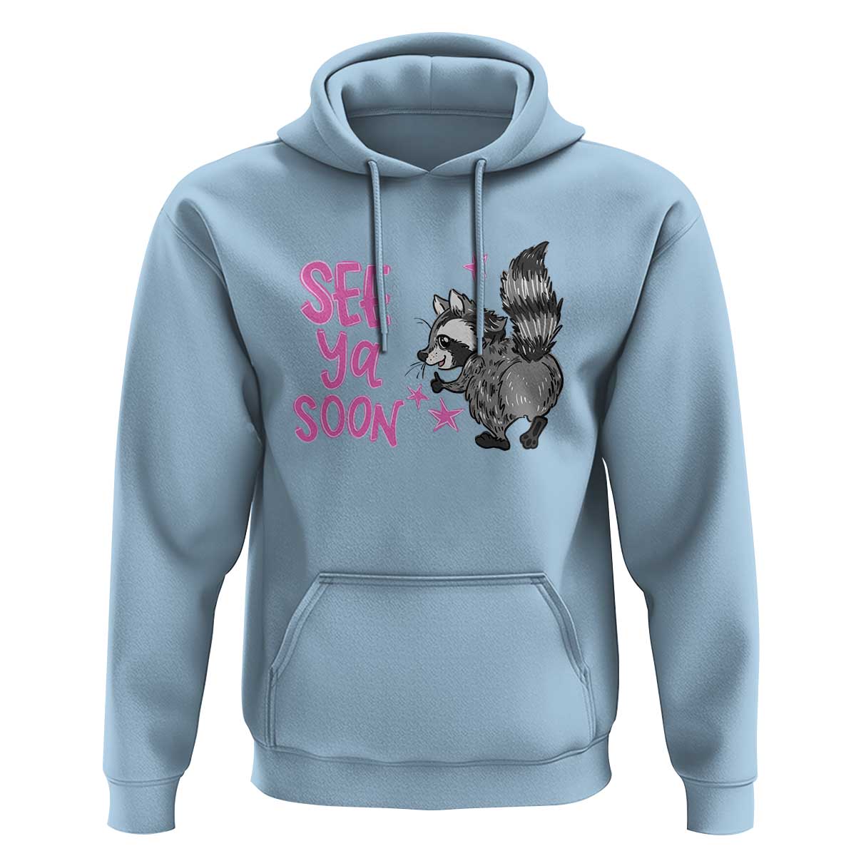 See Ya Soon Raccoon Hoodie Funny Last Day Of School