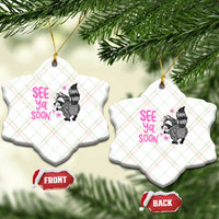 See Ya Soon Raccoon Ceramic Ornament Funny Last Day Of School