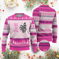 See Ya Soon Raccoon Ugly Christmas Sweater Funny Last Day Of School