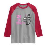 See Ya Soon Raccoon Raglan Shirt Funny Last Day Of School