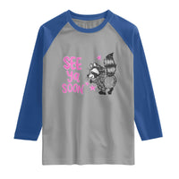 See Ya Soon Raccoon Raglan Shirt Funny Last Day Of School