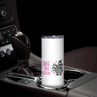 See Ya Soon Raccoon Skinny Tumbler Funny Last Day Of School