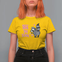 See Ya Soon Raccoon T Shirt For Women Funny Last Day Of School