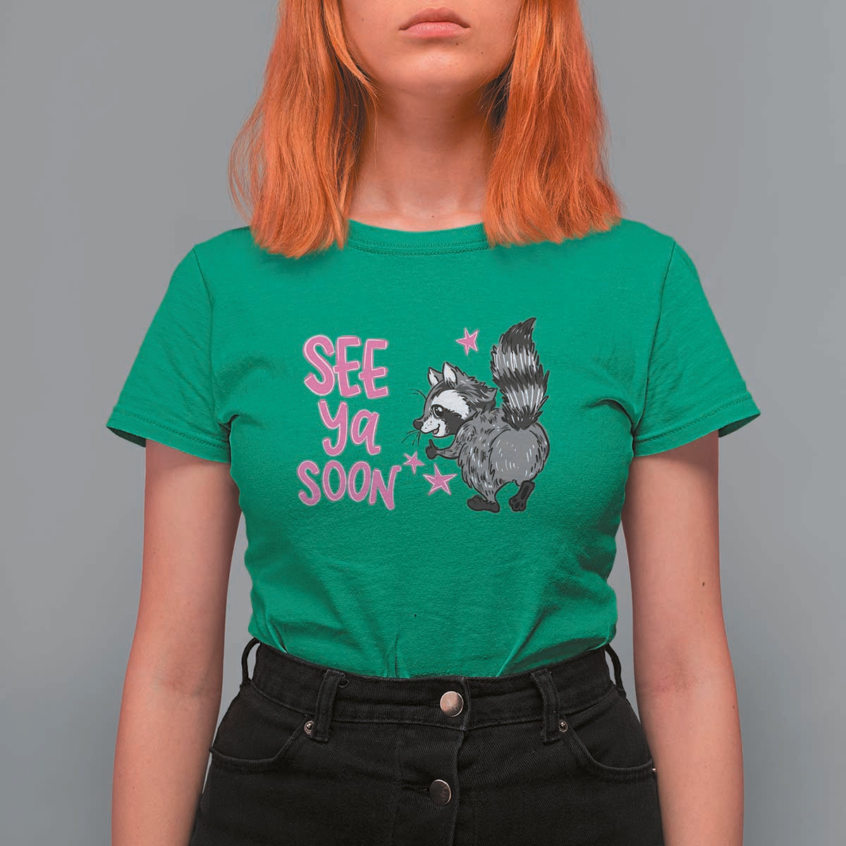 See Ya Soon Raccoon T Shirt For Women Funny Last Day Of School