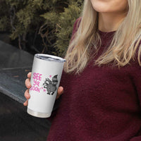 See Ya Soon Raccoon Tumbler Cup Funny Last Day Of School