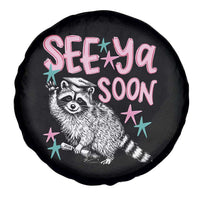 Funny Raccoon Graduation Spare Tire Cover Senior Grad 2026 See Ya Soon
