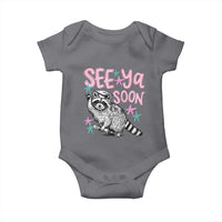 Funny Raccoon Graduation Baby Onesie Senior Grad 2026 See Ya Soon