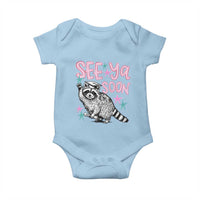 Funny Raccoon Graduation Baby Onesie Senior Grad 2026 See Ya Soon