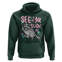 Funny Raccoon Graduation Hoodie Senior Grad 2026 See Ya Soon