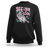 Funny Raccoon Graduation Sweatshirt Senior Grad 2026 See Ya Soon